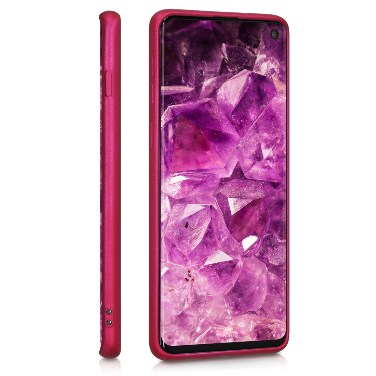 Samsung Galaxy S10 Silicone Phone Case Metallic