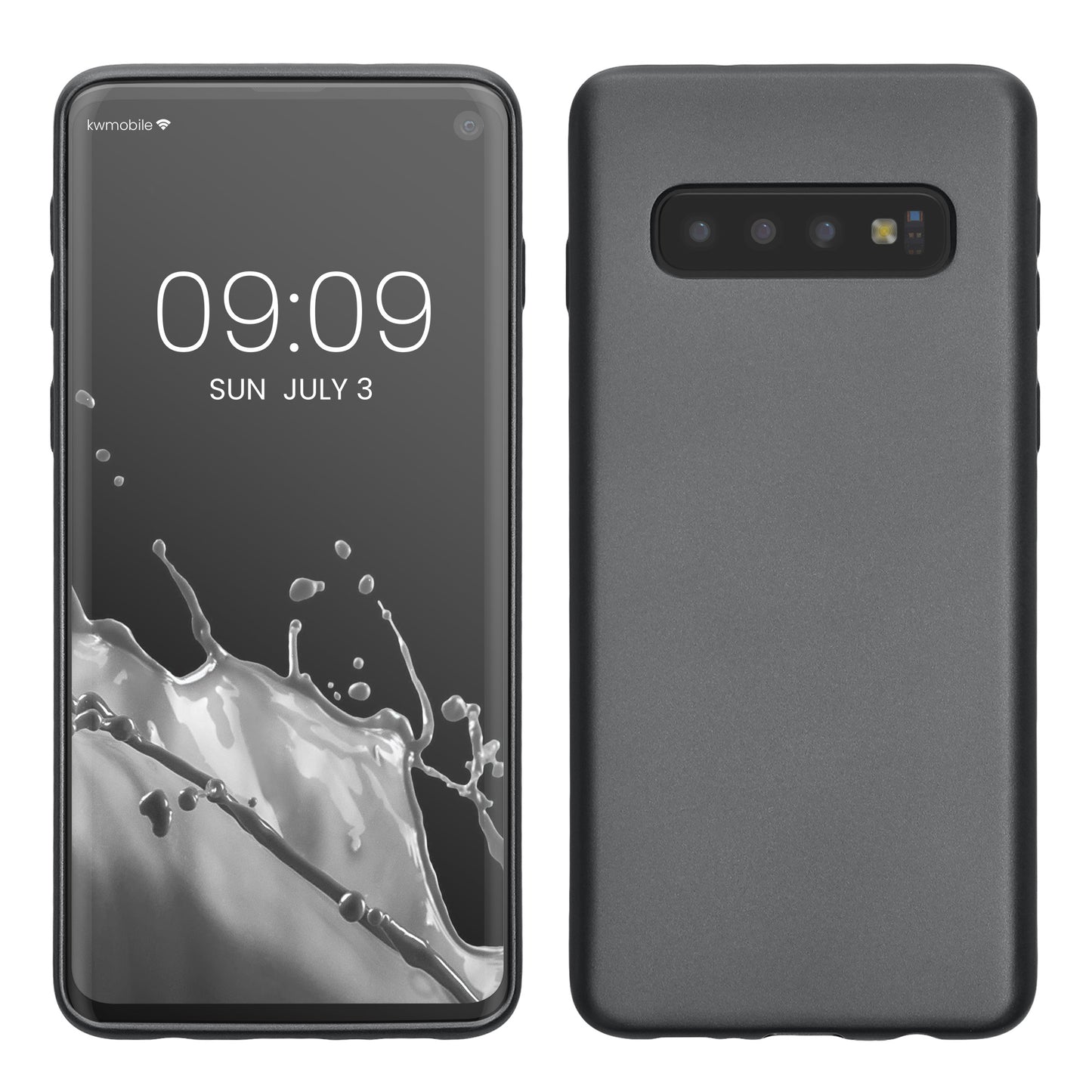 Samsung Galaxy S10 Silicone Phone Case Metallic