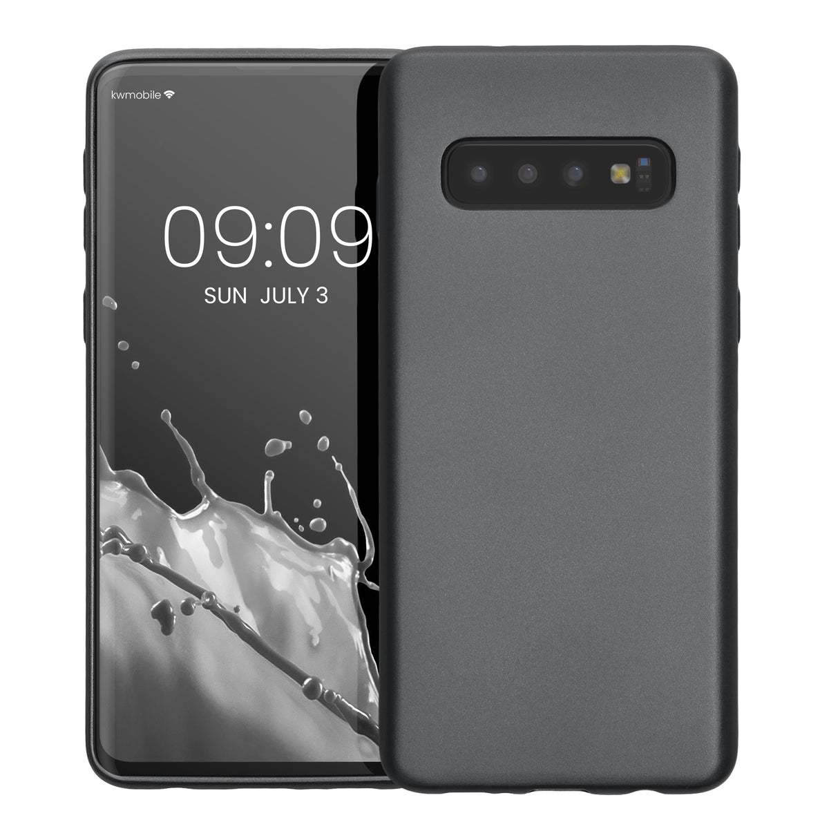 Samsung Galaxy S10 Silicone Phone Case Metallic