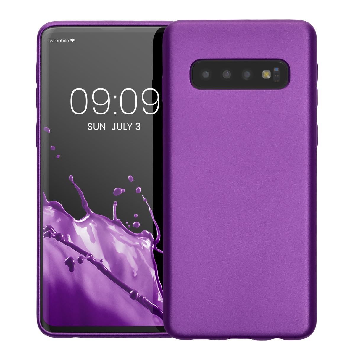 Samsung Galaxy S10 Silicone Phone Case Metallic
