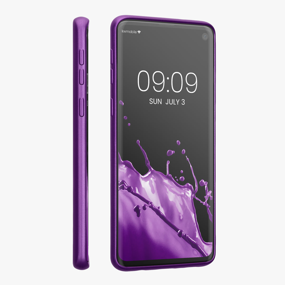 Samsung Galaxy S10 Silicone Phone Case Metallic