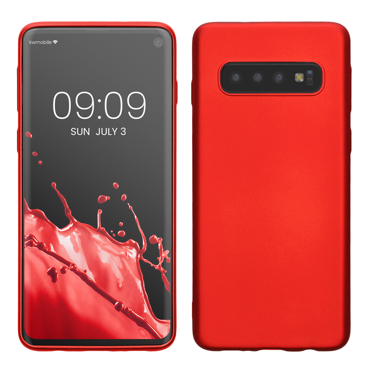 Samsung Galaxy S10 Silicone Phone Case Metallic