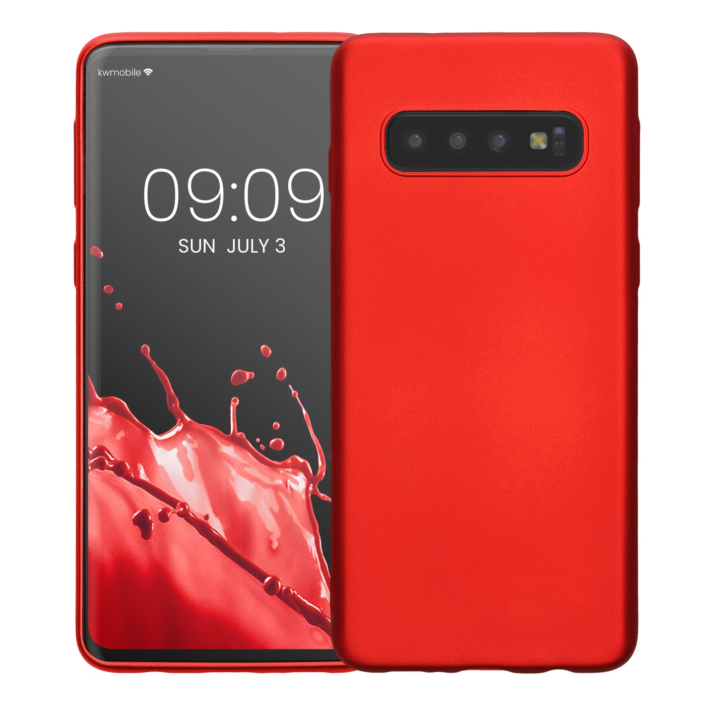 Samsung Galaxy S10 Silicone Phone Case Metallic
