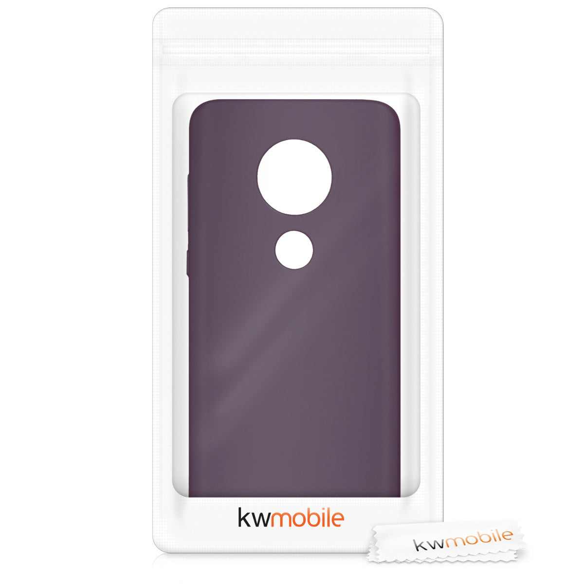 kwmobile Phone Case for Motorola Moto G7 / Moto G7 Plus - Silicone Case metallic shimmering - Protective Cover