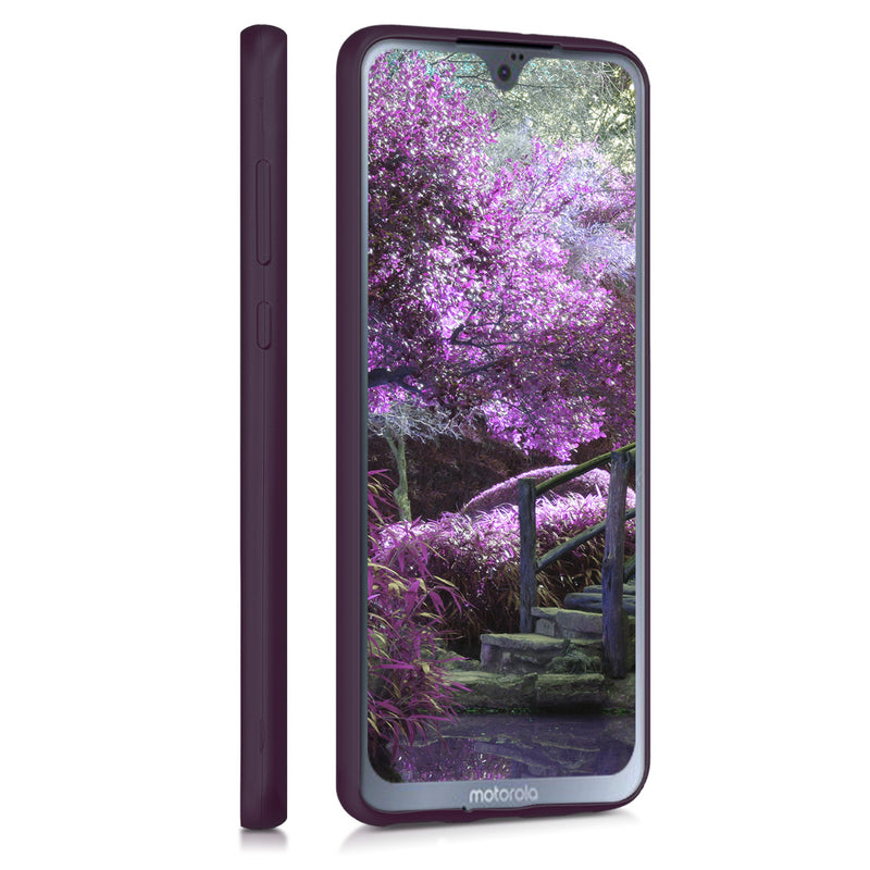 kwmobile Phone Case for Motorola Moto G7 / Moto G7 Plus - Silicone Case metallic shimmering - Protective Cover