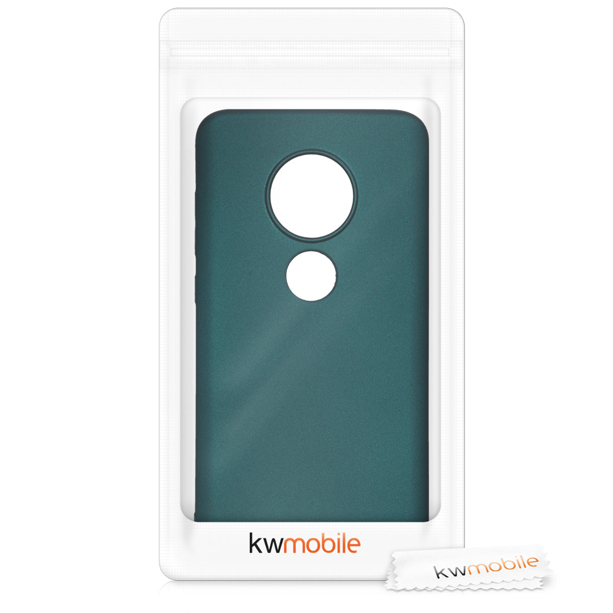 kwmobile Phone Case for Motorola Moto G7 / Moto G7 Plus - Silicone Case metallic shimmering - Protective Cover