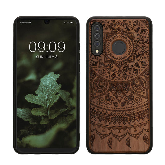 kwmobile Case Compatible with Huawei P30 Lite Phone Cover TPU Phone Case Indian Sun
