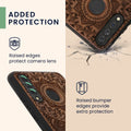kwmobile Case Compatible with Huawei P30 Lite Phone Cover TPU Phone Case Indian Sun