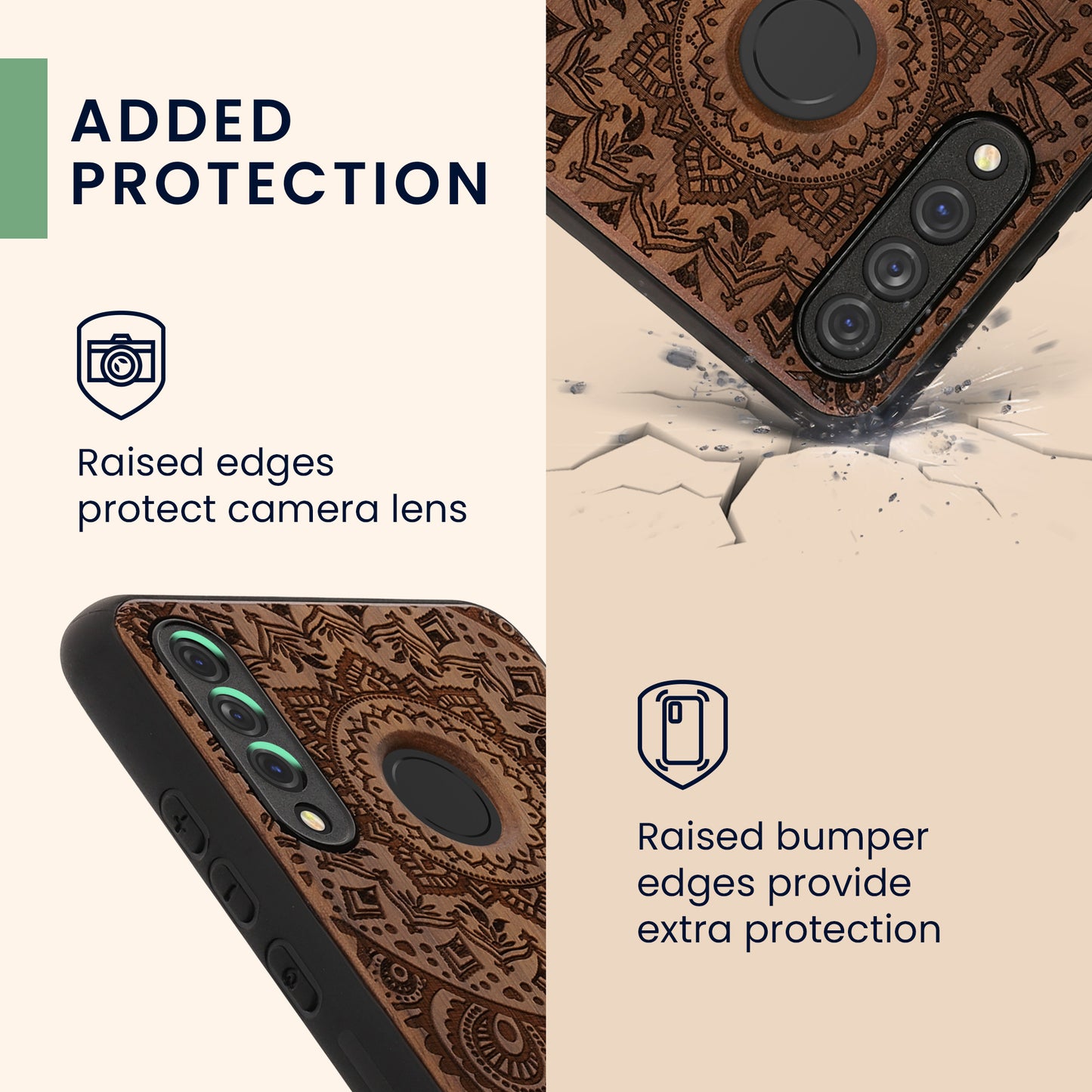 kwmobile Case Compatible with Huawei P30 Lite Phone Cover TPU Phone Case Indian Sun