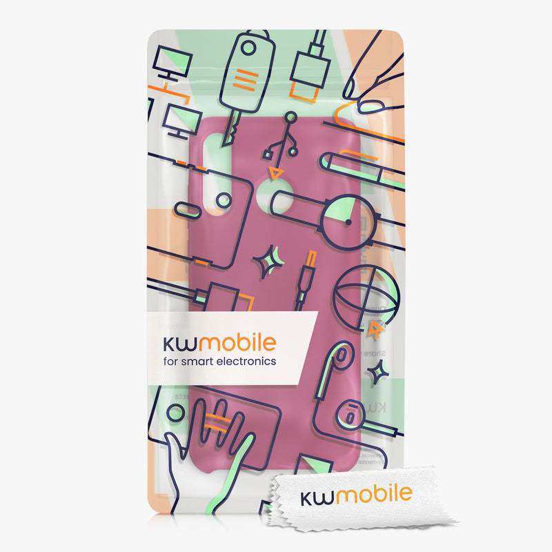 kwmobile Phone Case for Huawei P30 Lite - Silicone Case - Wireless Charging - Protective Cover