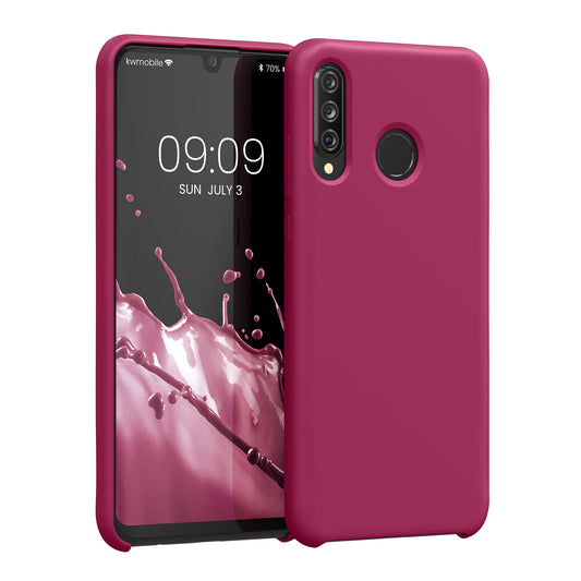 kwmobile Phone Case for Huawei P30 Lite - Silicone Case - Wireless Charging - Protective Cover