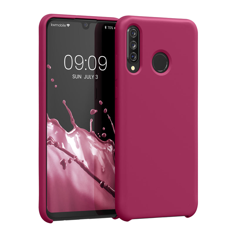kwmobile Phone Case for Huawei P30 Lite - Silicone Case - Wireless Charging - Protective Cover
