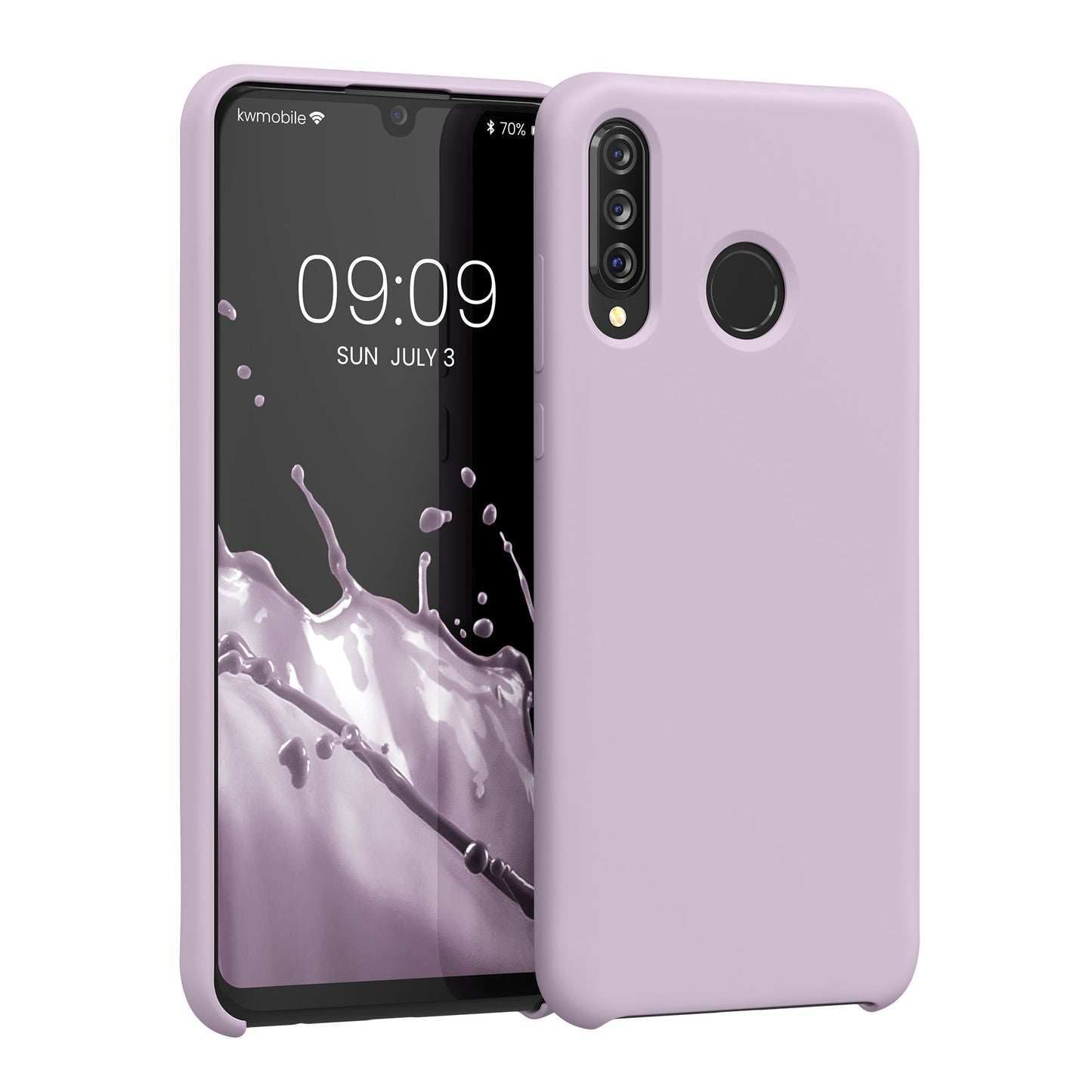 kwmobile Phone Case for Huawei P30 Lite - Silicone Case - Wireless Charging - Protective Cover