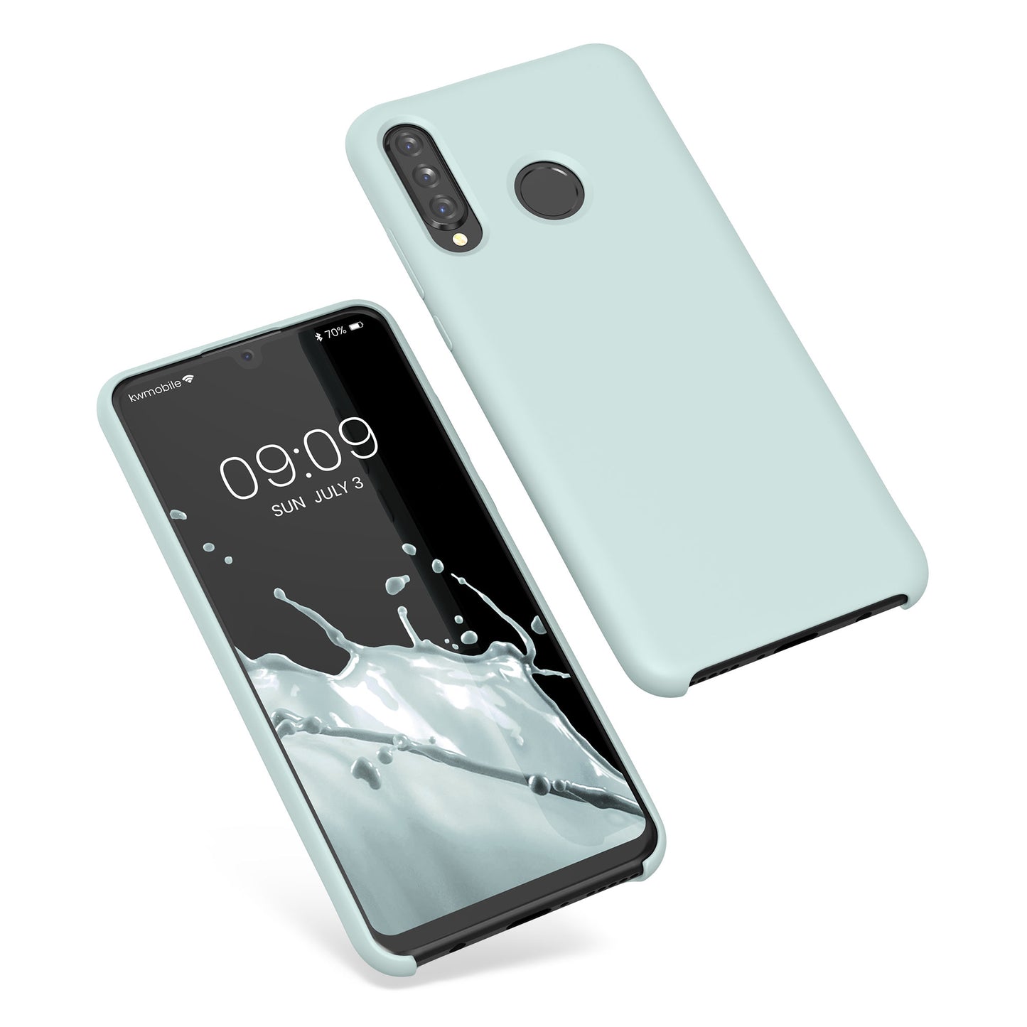 kwmobile Phone Case for Huawei P30 Lite - Silicone Case - Wireless Charging - Protective Cover