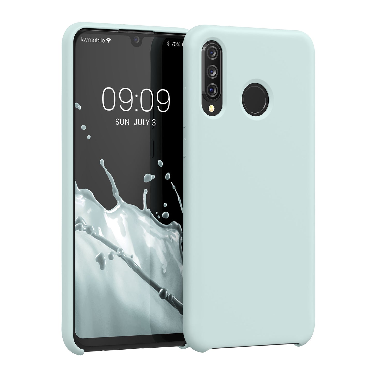 kwmobile Phone Case for Huawei P30 Lite - Silicone Case - Wireless Charging - Protective Cover