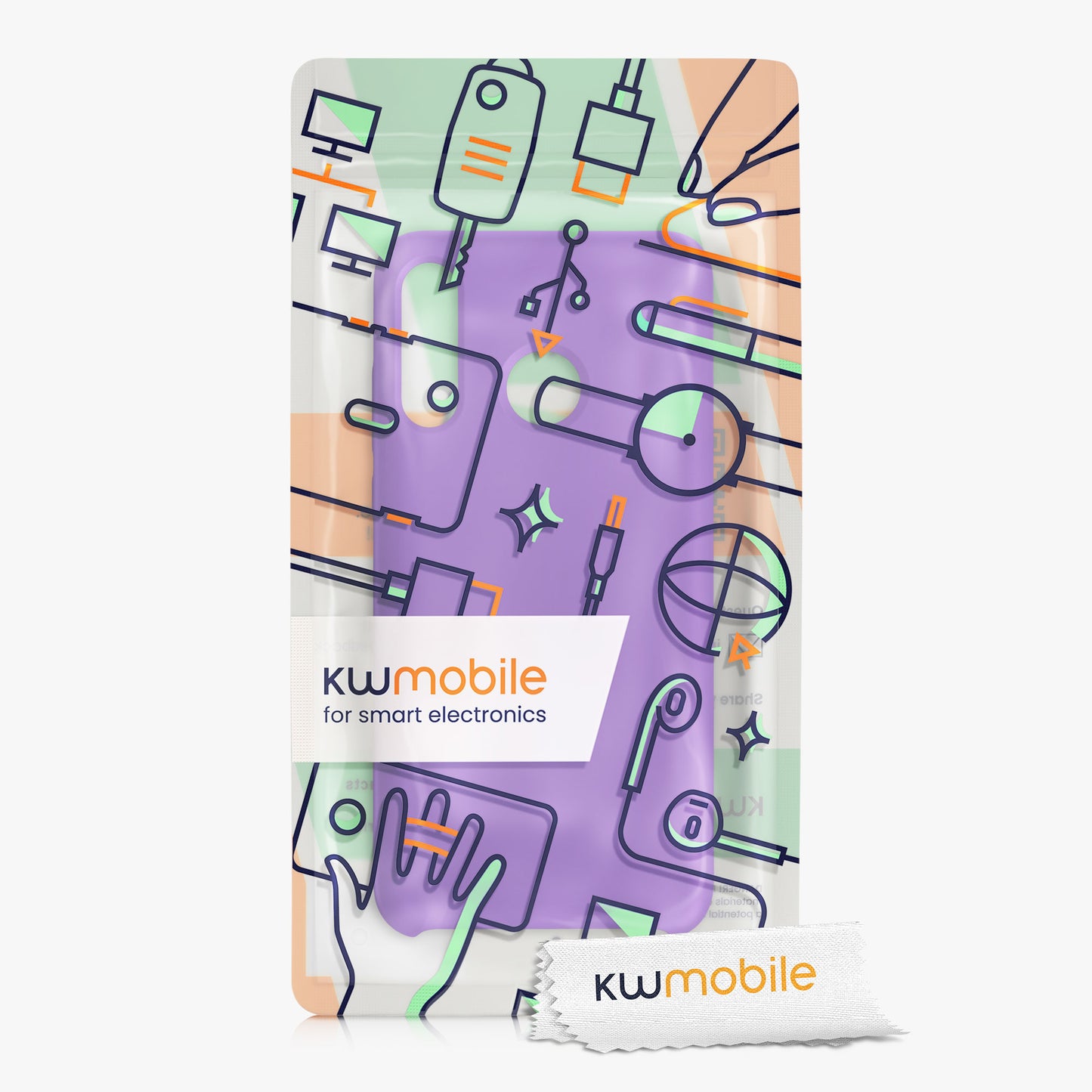 kwmobile Phone Case for Huawei P30 Lite - Silicone Case - Wireless Charging - Protective Cover