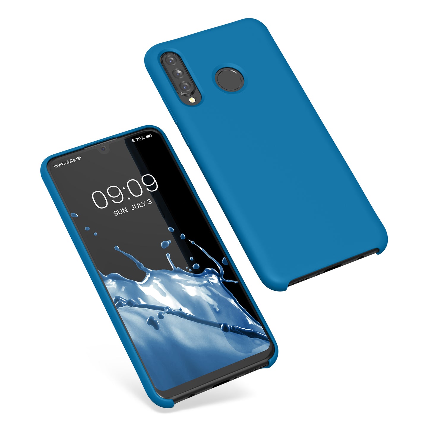 kwmobile Phone Case for Huawei P30 Lite - Silicone Case - Wireless Charging - Protective Cover