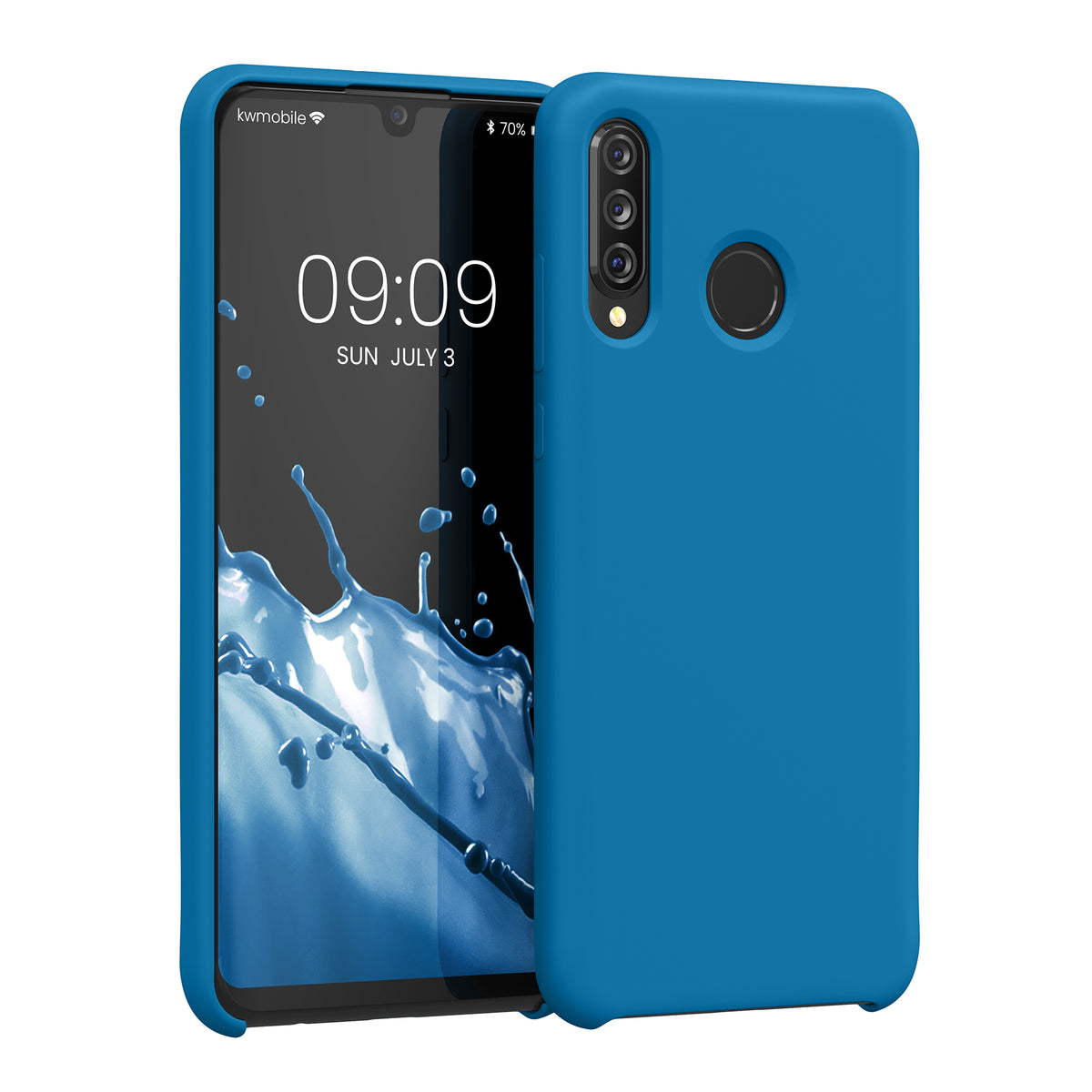 kwmobile Phone Case for Huawei P30 Lite - Silicone Case - Wireless Charging - Protective Cover