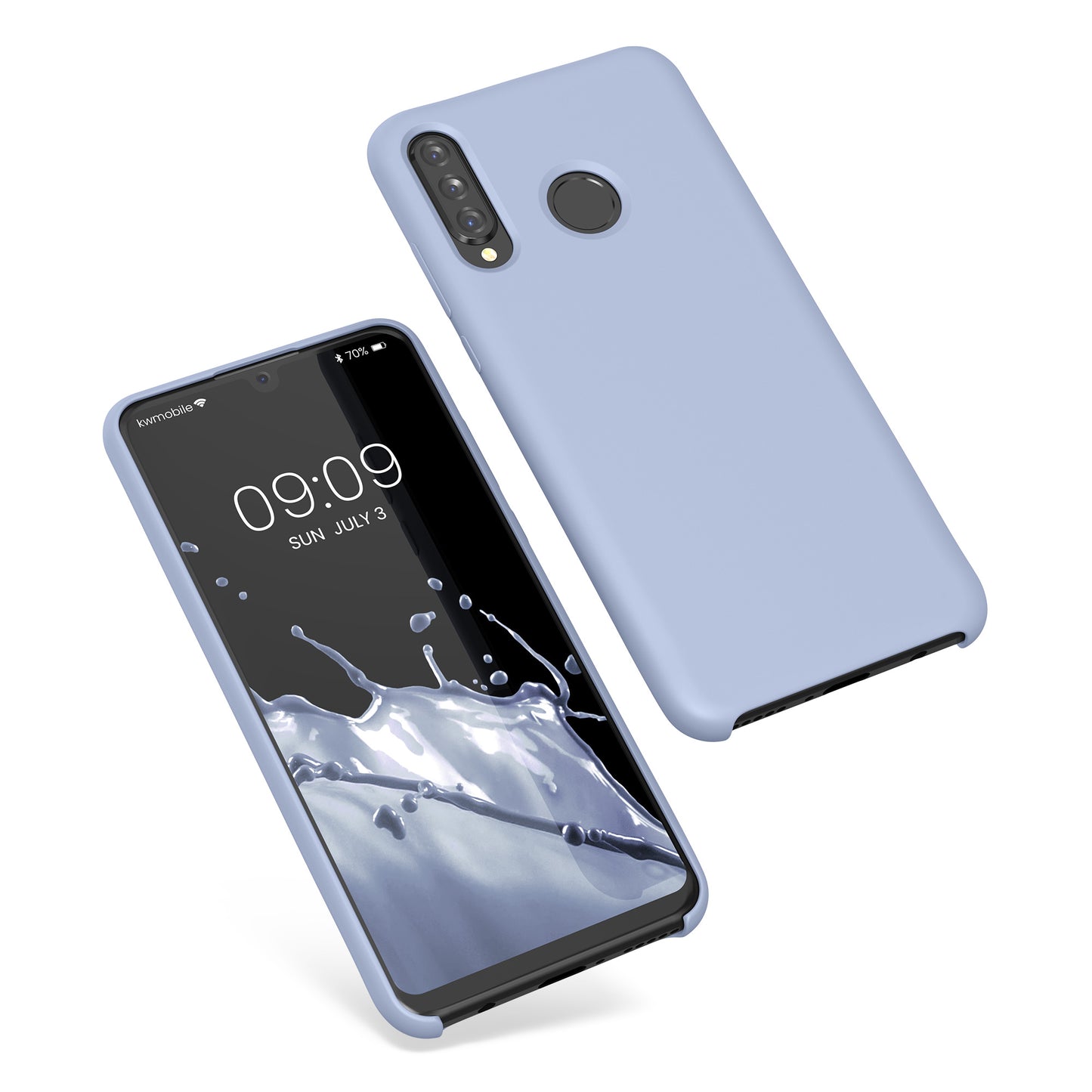 kwmobile Phone Case for Huawei P30 Lite - Silicone Case - Wireless Charging - Protective Cover
