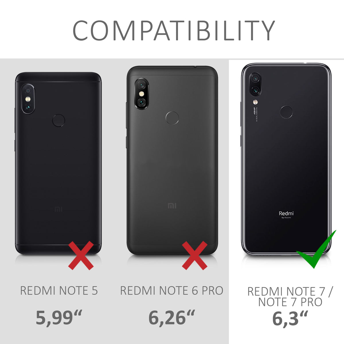 TPU Case for Xiaomi Redmi Note 7 / Note 7 Pro in Metallic Dark Green