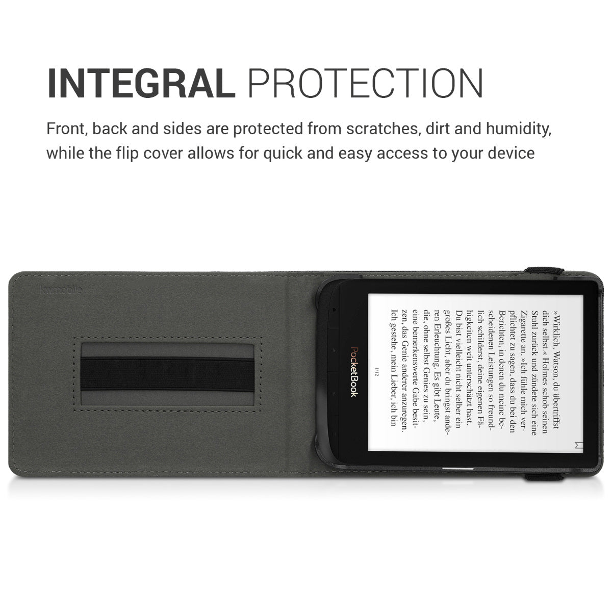 Case compatible with Pocketbook Touch Lux 4/5/Touch HD 3/Color (2020)/ Vivlio Lux 5