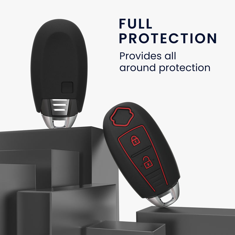 kwmobile Car Key Cover Compatible with Suzuki Sport 2-Button Car Key Keyless Go