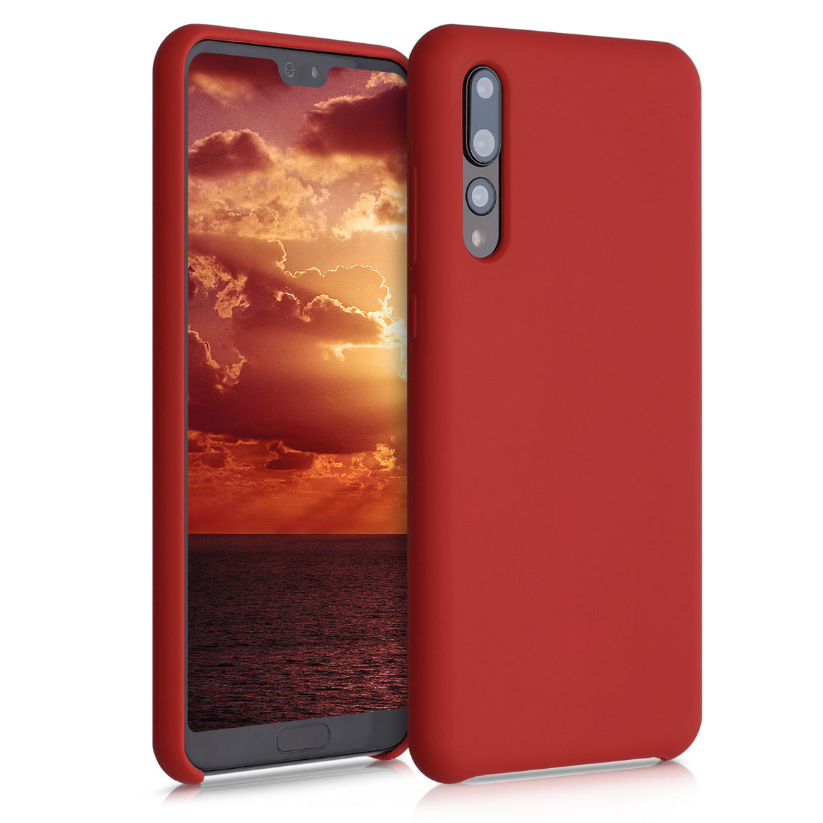 kwmobile Phone Case for Huawei P20 Pro - Silicone Case - Wireless Charging - Protective Cover