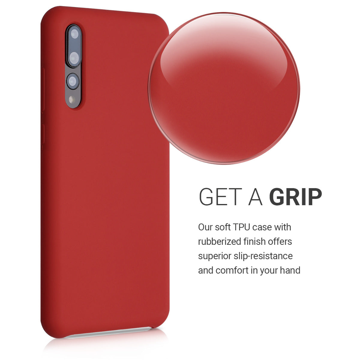 kwmobile Phone Case for Huawei P20 Pro - Silicone Case - Wireless Charging - Protective Cover