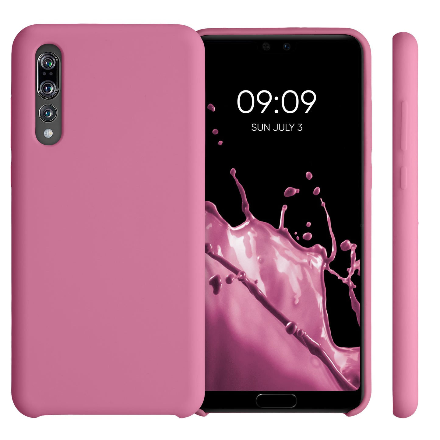 kwmobile Phone Case for Huawei P20 Pro - Silicone Case - Wireless Charging - Protective Cover