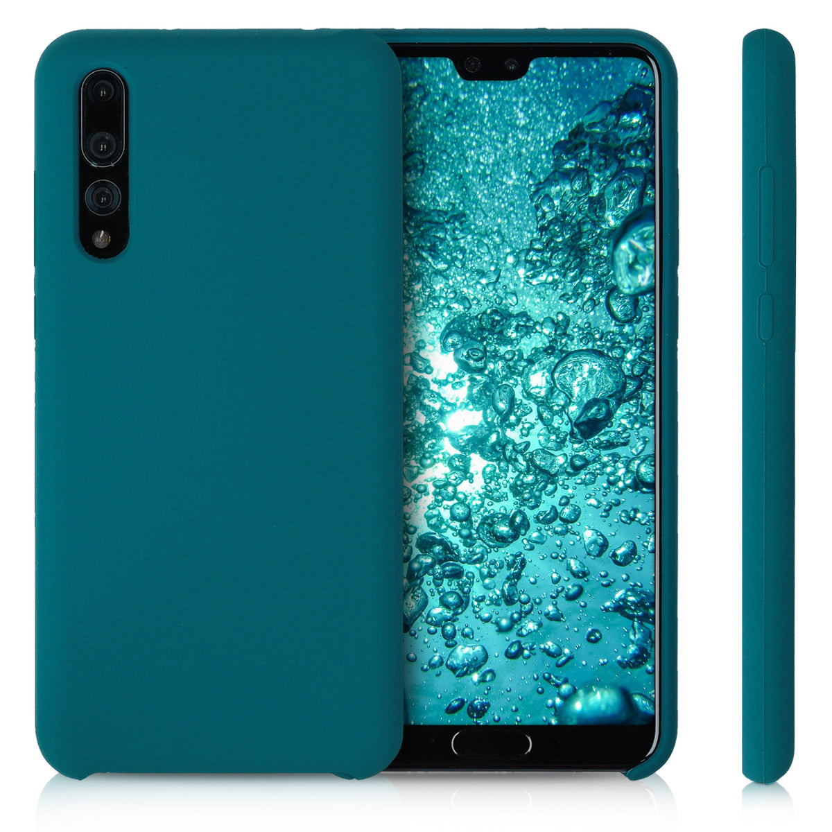kwmobile Phone Case for Huawei P20 Pro - Silicone Case - Wireless Charging - Protective Cover
