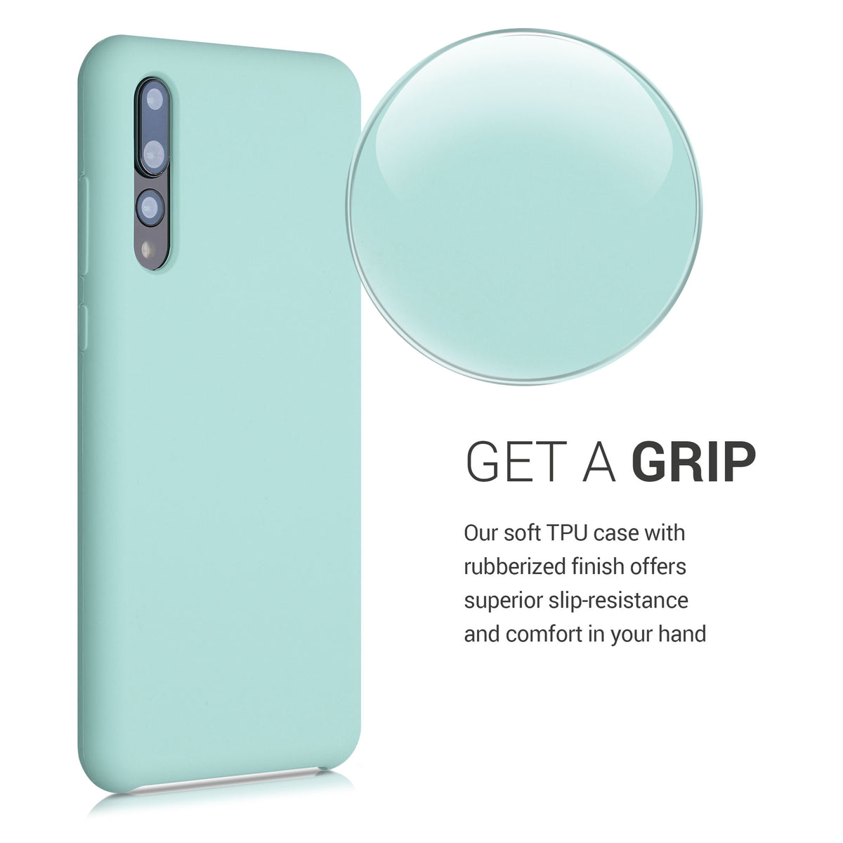 kwmobile Phone Case for Huawei P20 Pro - Silicone Case - Wireless Charging - Protective Cover
