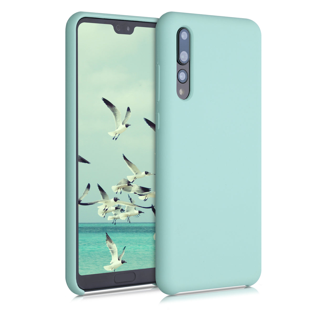 kwmobile Phone Case for Huawei P20 Pro - Silicone Case - Wireless Charging - Protective Cover