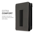 kwmobile Case Compatible with Tolino Shine 3 - e-Reader Cover with Hand Strap Stand