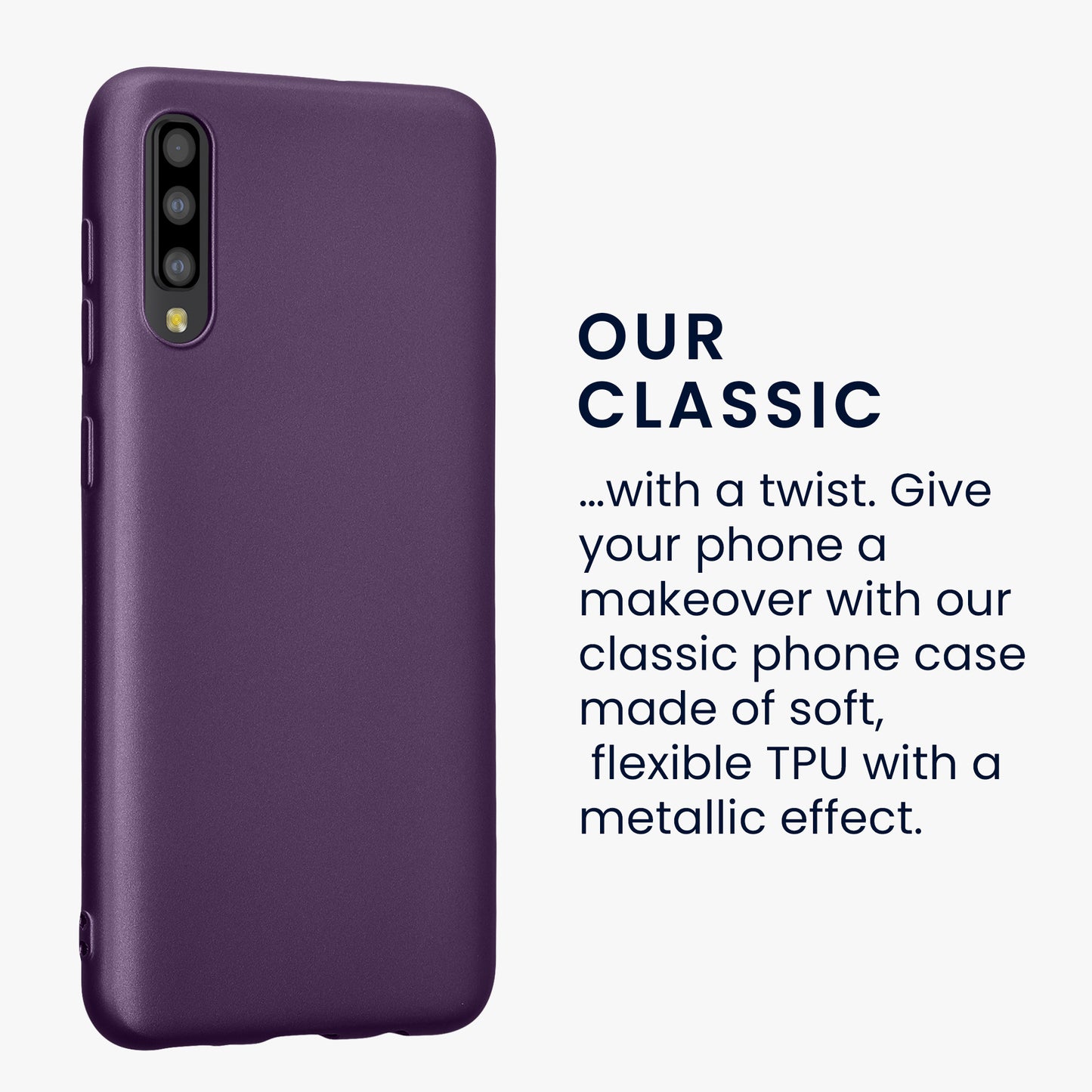 kwmobile Samsung Galaxy A50 Case Silicone TPU Protective Cover