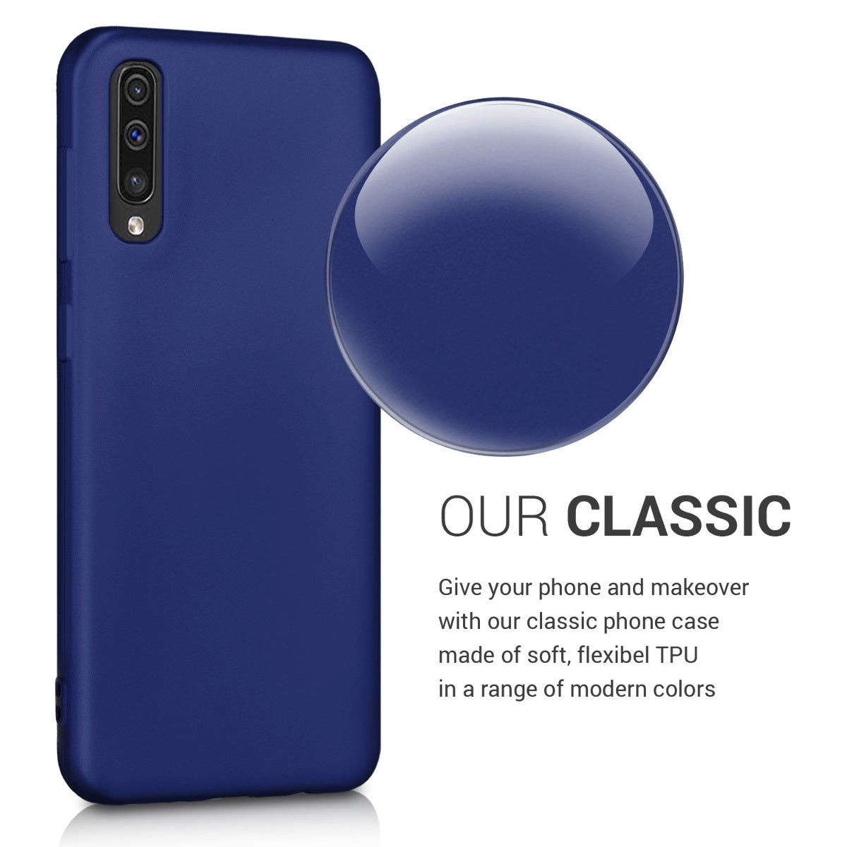kwmobile Samsung Galaxy A50 Case Silicone TPU Protective Cover