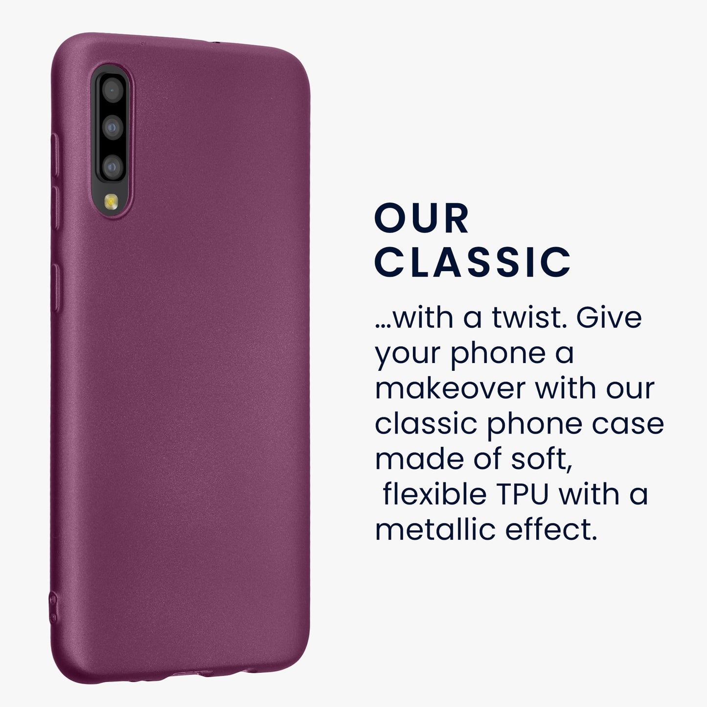 kwmobile Samsung Galaxy A50 Case Silicone TPU Protective Cover