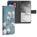 kwmobile Wallet Case compatible with Samsung Galaxy A50 Cover - with Stand and Card Slots