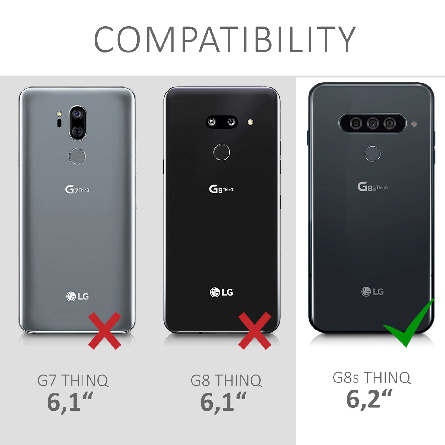 kwmobile Phone Case for LG G8s ThinQ - Protective Cover