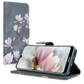 kwmobile Wallet Case Compatible with Huawei Y6 (2019) Cover - with Stand and Card Slots