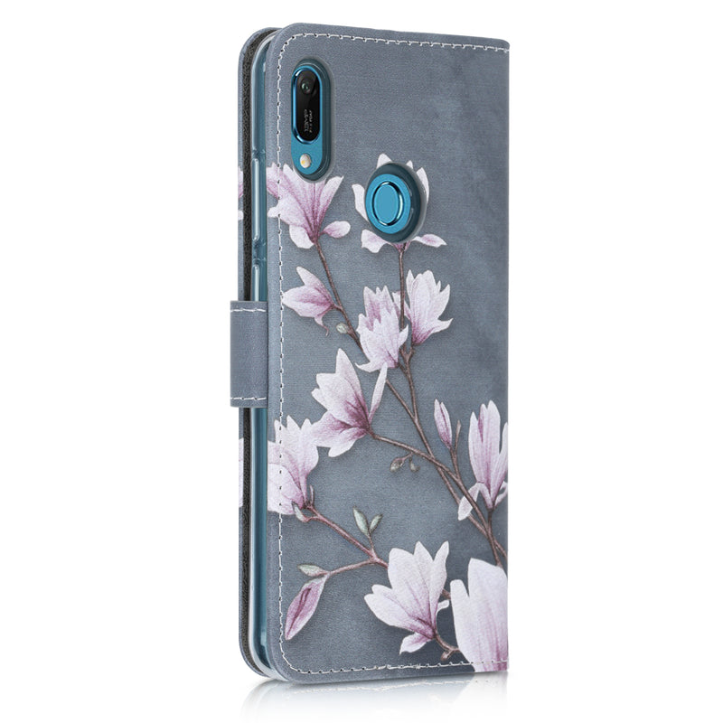 Huawei Y6 (2019) Handyhülle mit Kartenfach und Ständer