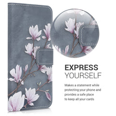 Huawei Y6 (2019) Handyhülle mit Kartenfach und Ständer