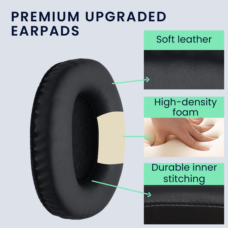kwmobile Ear Pads for Marshall Monitor Headphones Replacement Parts Over Ear Headphones