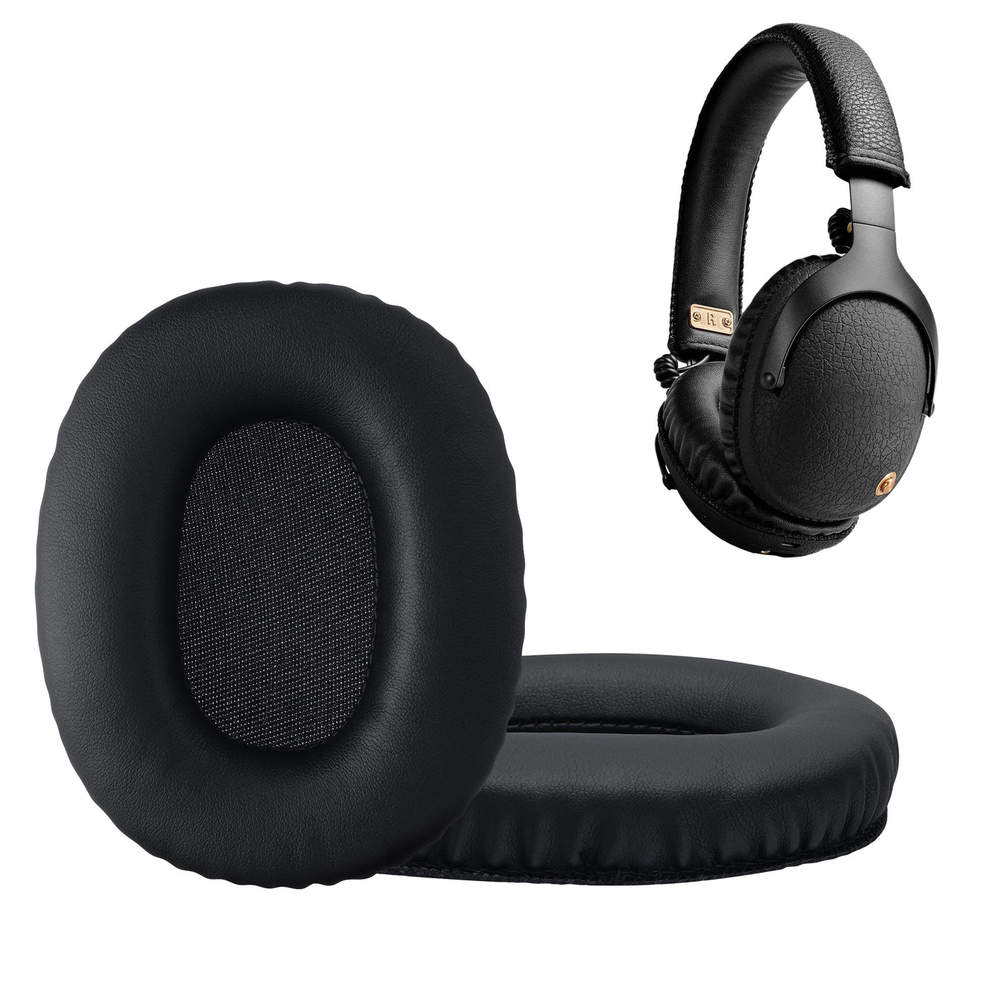 kwmobile Ear Pads for Marshall Monitor Headphones Replacement Parts Over Ear Headphones
