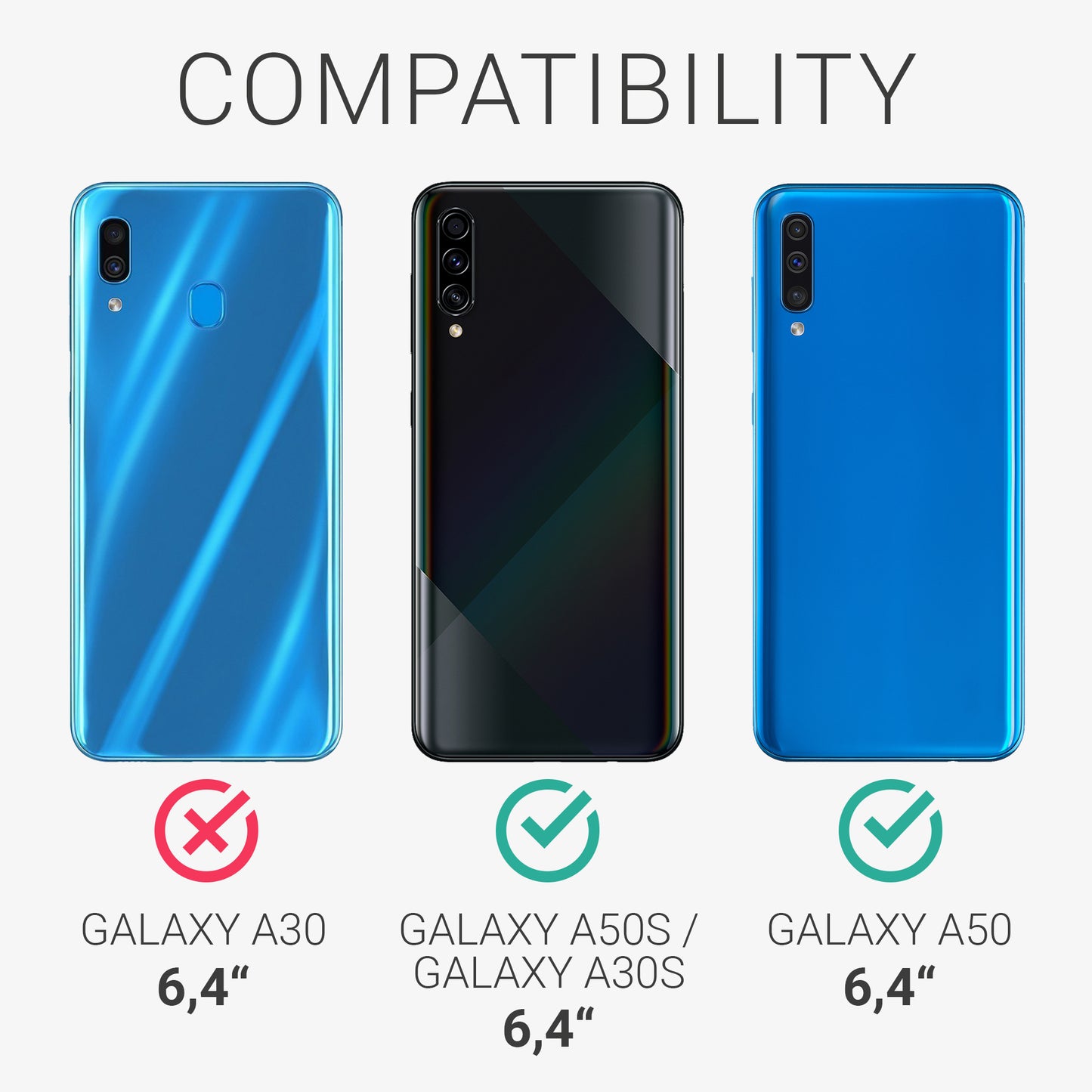 Wooden Hard Case with TPU Bumper for Samsung Galaxy A50 Indian Sun