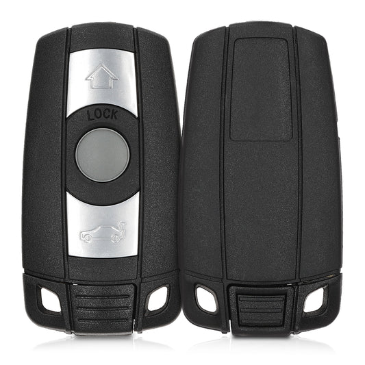 kwmobile Car Key Shell compatible with BMW 3-button car key (Keyless Go only) without transponder batteries electronics car key case