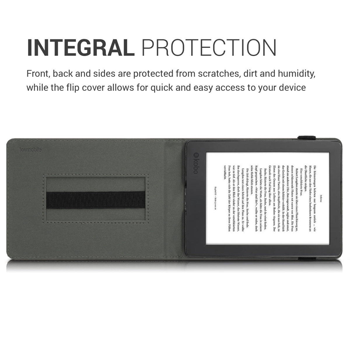 Kobo Aura H2O Edition 2 Case with Strap and Stand