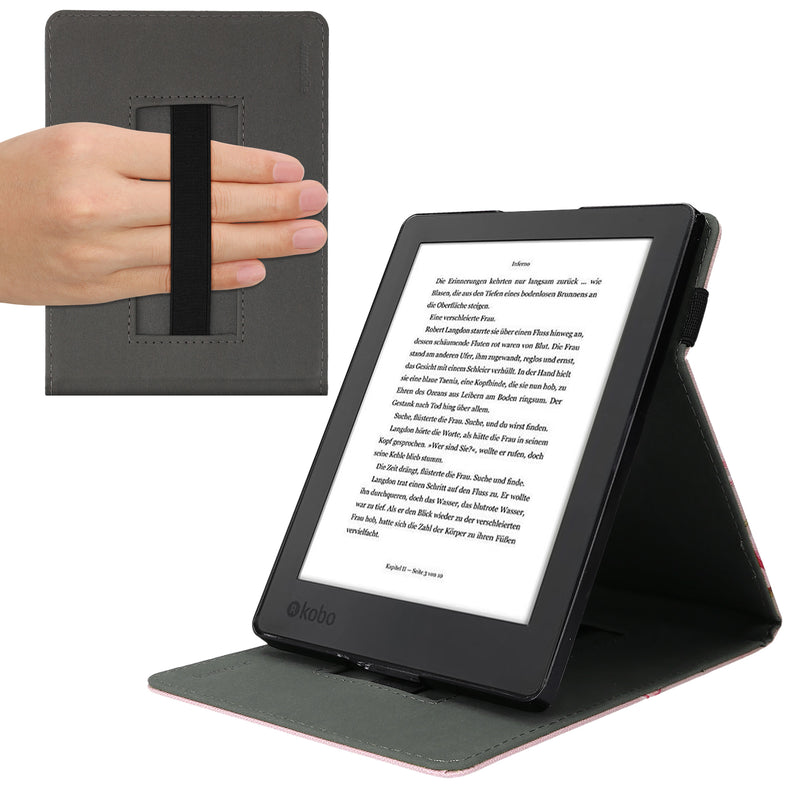 Kobo Aura H2O Edition 2 Case with Strap and Stand
