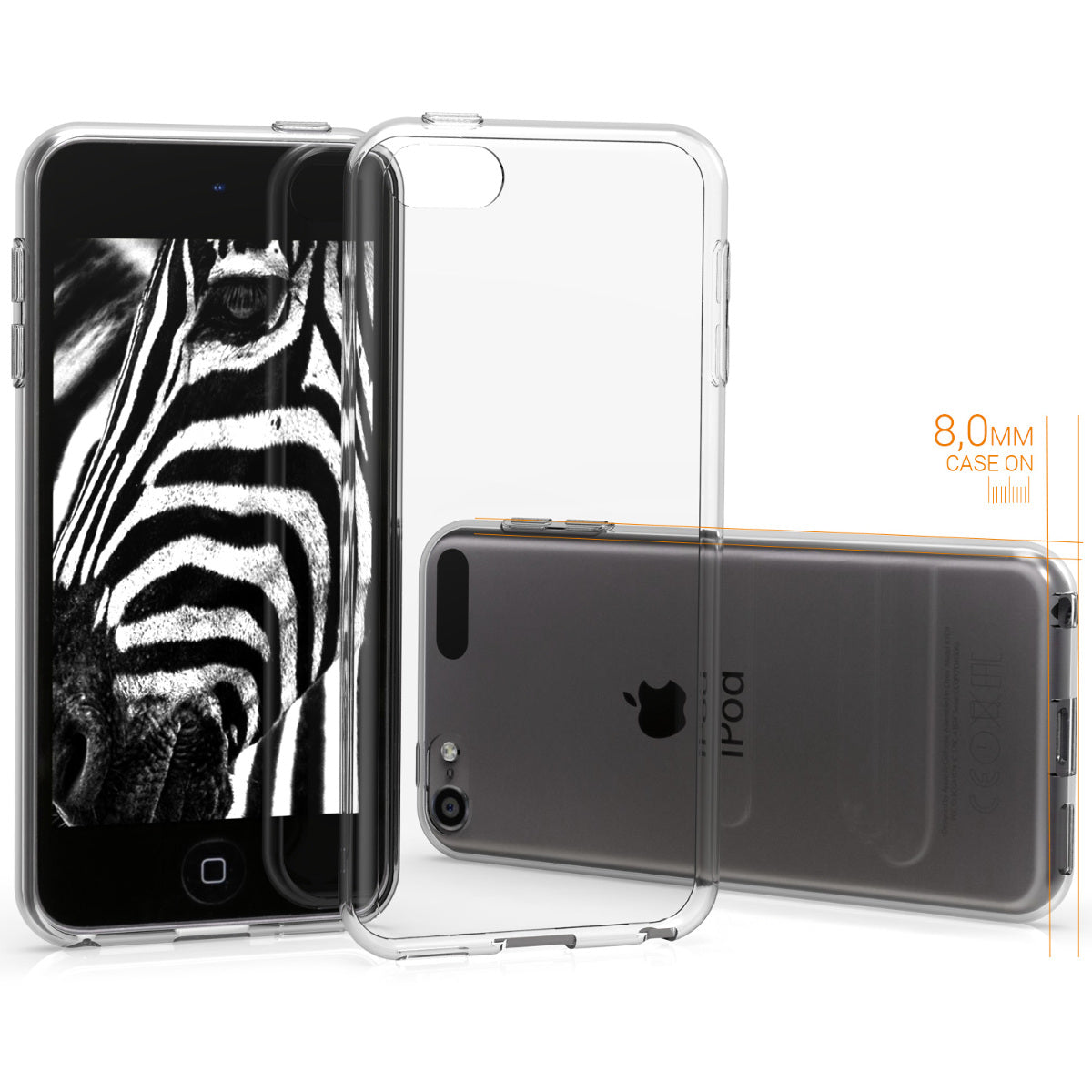 iPod Touch 6G / 7G Silicone Back Cover Clear