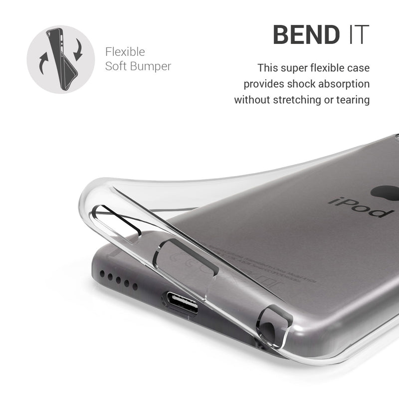 iPod Touch 6G / 7G Silicone Back Cover Clear
