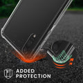 kwmobile Necklace Case Compatible with Huawei P20 - Silicone Cover with Lanyard Strap - Phone Case